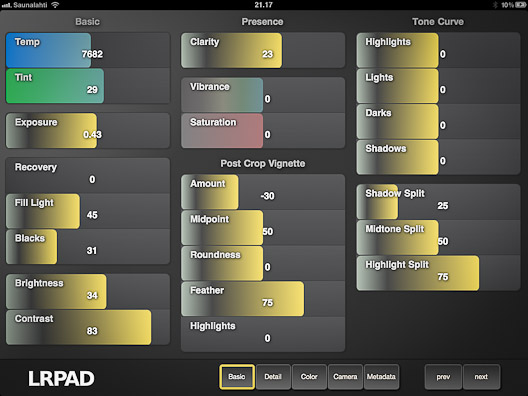LRPAD - Basiseinstellungen